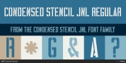 Condensed Stencil JNL font download