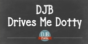 DJB Drives Me Dotty font download