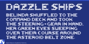 Dazzle Ships font download