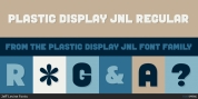 Plastic Display JNL font download