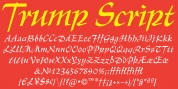 Trump Script Pro font download