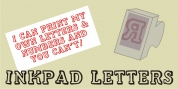 Inkpad LettersJNL font download