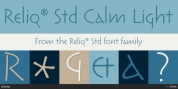 Reliq Std font download
