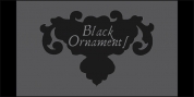 Black Ornaments Four font download
