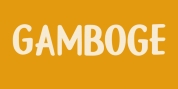 Gamboge font download