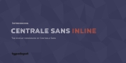 Centrale Sans Inline font download