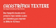 Cacastrofica Textere font download