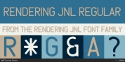 Rendering JNL font download