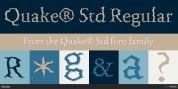 Quake Std font download