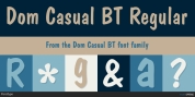 Dom Casual BT font download