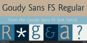 Goudy Sans FS font download