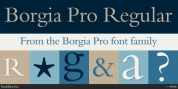 Borgia Pro font download