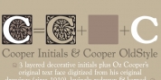 Cooper Initials font download