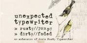 Unexpected Typewriter font download