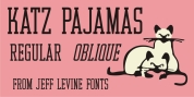 Katz Pajamas JNL font download