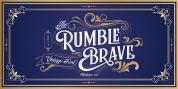 Rumble Brave font download