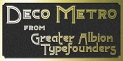 Deco Metro font download