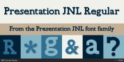 Presentation JNL font download