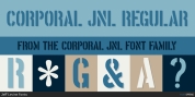Corporal JNL font download