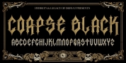 Corpse Black font download