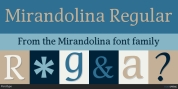 Mirandolina font download