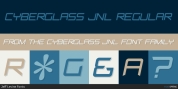 Cyberglass JNL font download