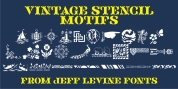 Vintage Stencil Motifs JNL font download