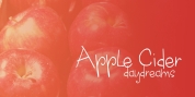 Apple Cider Daydreams font download