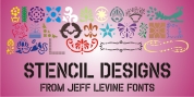 Stencil Designs JNL font download