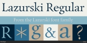 Lazurski font download