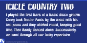 Icicle Country Two font download