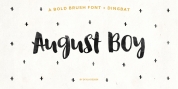 August Boy font download
