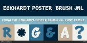 Eckhardt Poster Brush JNL font download