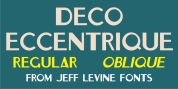 Deco Eccentrique JNL font download
