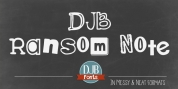 DJB Ransom Note font download