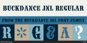Buckdance JNL font download