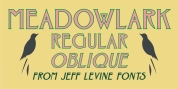 Meadowlark JNL font download