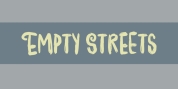 Empty Streets font download
