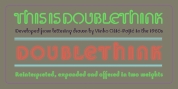 Doublethink font download