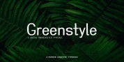 Greenstyle font download