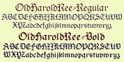 OldHaroldRee font download