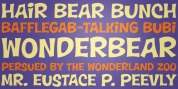Wonderbear PB font download