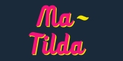 Ma Tilda font download