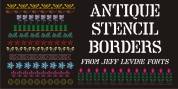 Antique Stencil Borders JNL font download