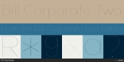 Bill Corporate font download