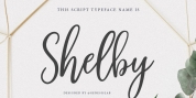 Shelby Script font download