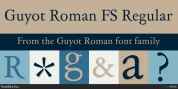 Guyot Roman font download