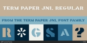 Term Paper JNL font download