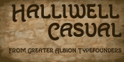 Halliwell Casual font download