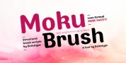 Moku Brush font download
